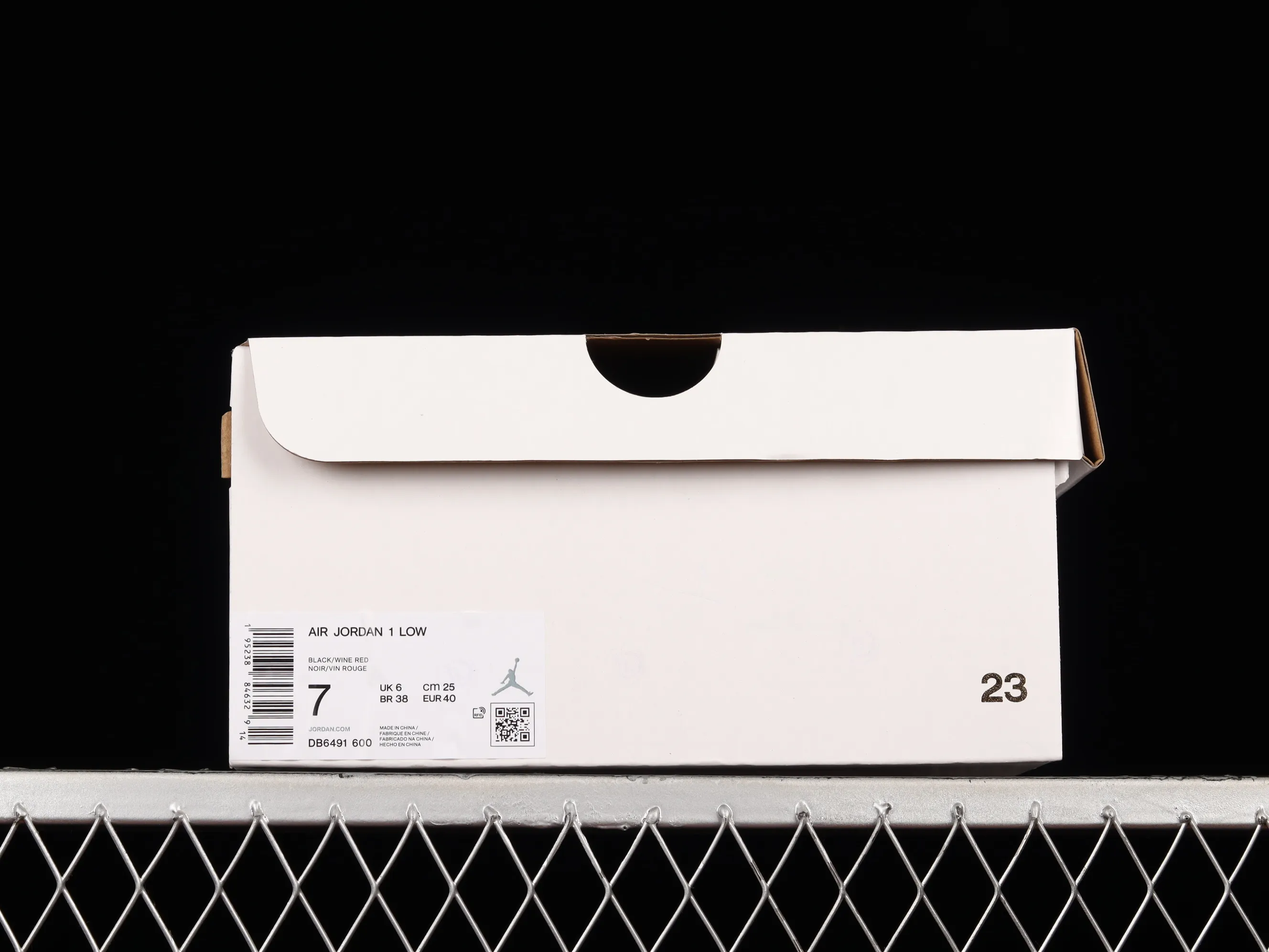 All categories Air Jordan Jordan series basketball shoes Air Jordan 1 Low Air Jordan 1 Low AJ1 Joe 1 black wine red metal flying wings DB6491-600